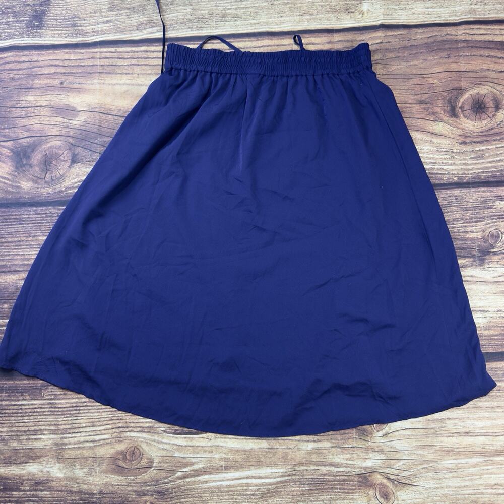Old Navy Womens Size Medium Elastic Waist Drawstrings Purple Skirt - Picture 2 of 6